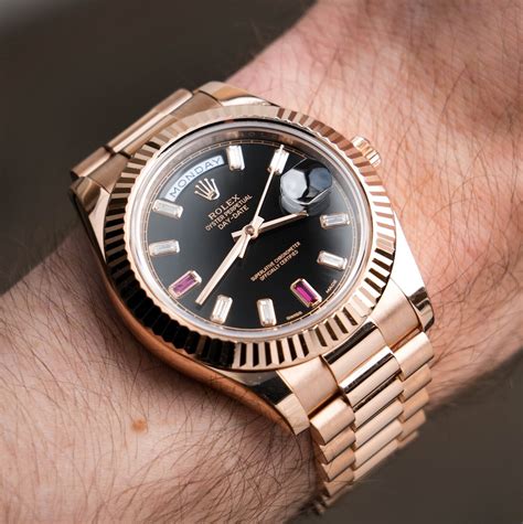 rolex day date 41 18k rose gold|Rolex Day-Date 218238.